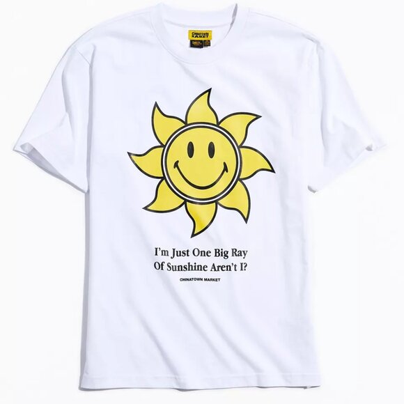 UO Chinatown Market Yellow Sunshine Graphic Tee - Picture 2 of 4